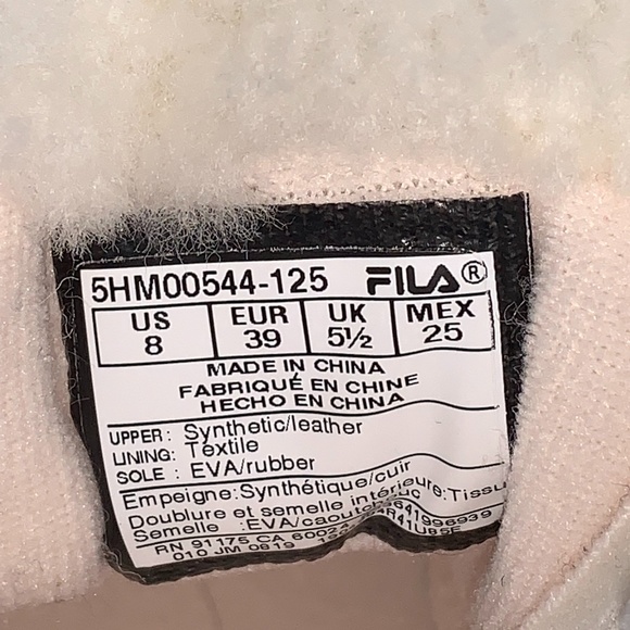 Fila Disruptor Shearling Boots Womens US 8.5 - Picture 12 of 12